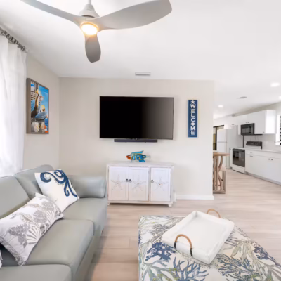 Sunset Rendezvous Beach Condo Living Room